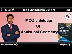 MCQ's Solution of Analytical Geometry Class 11 | NEB | Niranjan Sharma |