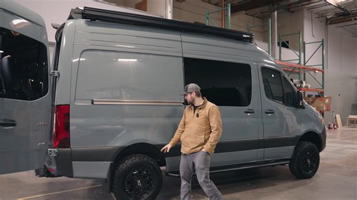 This Compact Camper Van Hides a Clean Interior With Surprisingly Practical Features