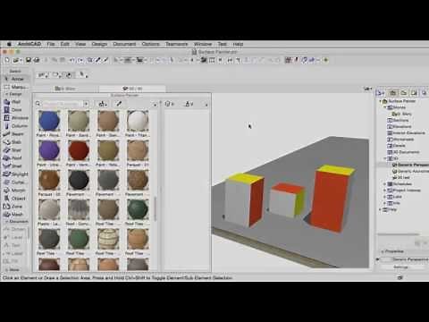 Using the Surface Painter Palette