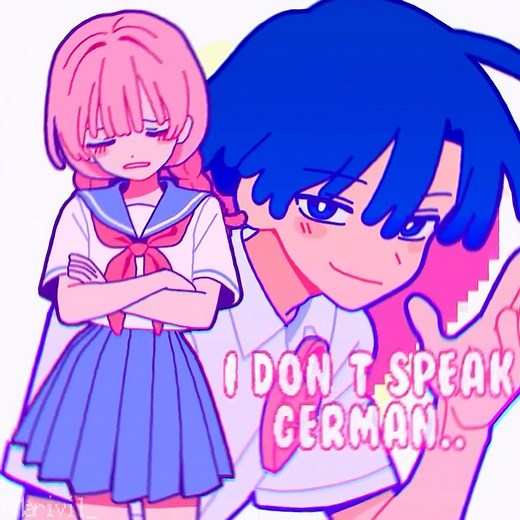 @marivil__ | My OCs are back! Did you miss them? Had to try the “I don’t speak German” trend too!! 🌸🫀 Program: Clip Studio Paint, After Effect #reels... | Instagram