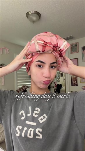 Revive Your Day 5 Curls with a Silk Scarf