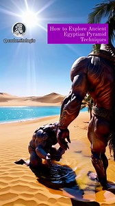 HOW THE PYRAMIDS WERE MADE #giants #alien #egypt #pyramids #cadamitologia #ai #fyp | mitolgia CADA