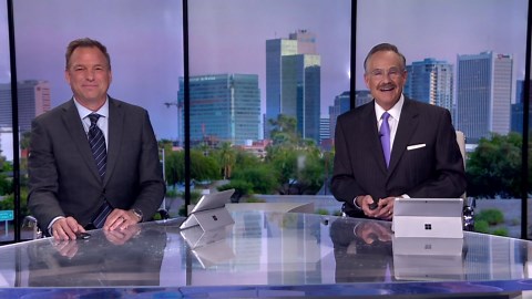 Why did this historic plane land on Lake Pleasant?