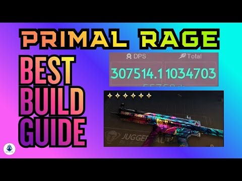 BEST BUILD FOR BOSSING IN ONCE HUMAN! - BEST PRIMAL RAGE FAST GUNNER SMG BUILD GUIDE - ONCE HUMAN