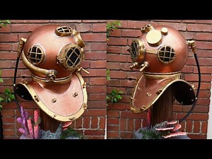 how to make a antique diving helmet prop costume homemade diy