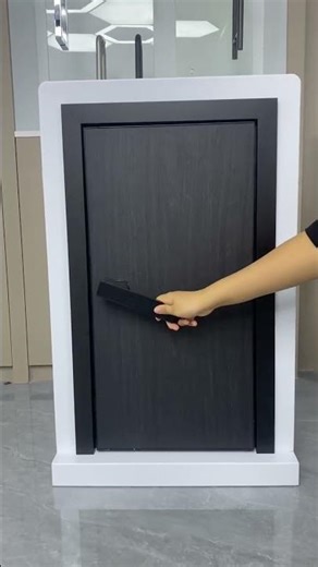 HD 002 Frameless Invisible Hinge Flush Concealed Skin Prime Hidden House Doors HDF Door