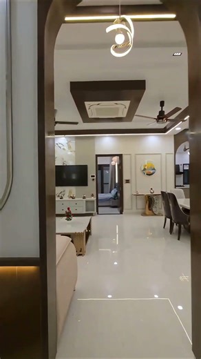 Living Room with Dining Setup That Feels Pure Luxury 👑✨