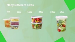 [8oz-20 Sets Plastic Deli Containers with Lids - BPA Free Clear Soup Containers with Airtight Lids, Leak Resistant Food Storage for Meal Prep, Stackable/Microwave/Dishwasher/Freezer Safe
