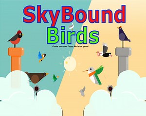 Skybound Birds - 2D Sprites & Animations Pack  Flappy Bird Style Game Assets by PanksCreations