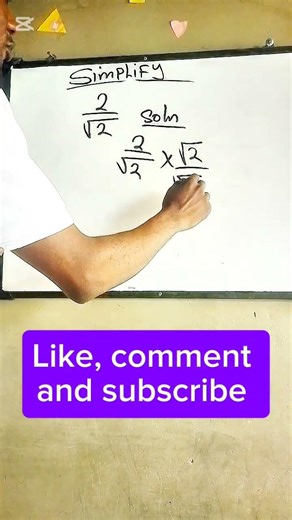 🔥 90% of Students Get This WRONG! Simplify 2/√2 in Seconds | KS3 Maths