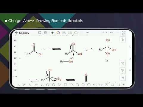 KingDraw Tutorial-Charge, Arrows, Drawing Elements, Brackets