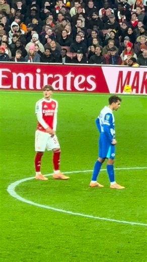 Focus on Max Dowman during Arsenal vs Brighton | The Gooner