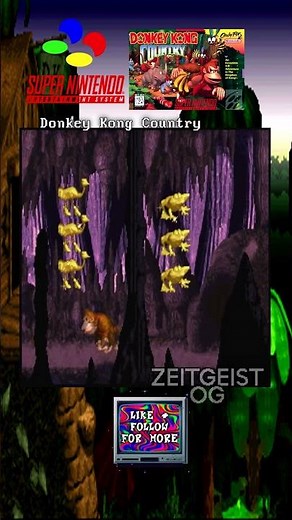 Donkey Kong Country Secret Title Screen Code