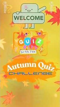 ☕ Autumn Trivia Quiz 🍁 | Guess the Fall Facts Fast!