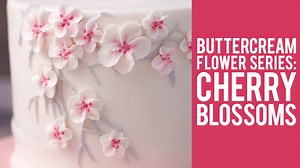 How to make buttercream cherry blossom flowers! Watch the full tutorial here: http://bit.ly/2jcQV9L Printable how-to: http://bit.ly/2kaeIGf | Wilton Cake Decorating