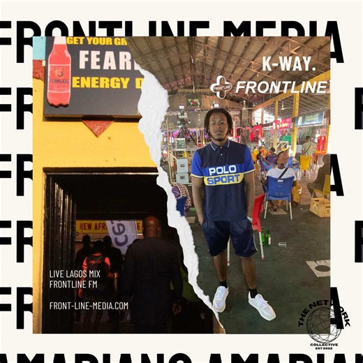 Get ready for new sounds straight from the motherland (Africa). From the developing Lagos rave scene to the underground, we play it all. From Afrobeats to Amapiano, this is the Afro-fusion takeover live from Lagos Island, Nigeria, as DJ K-WAY brings Frontline FM straight to the heartbeat of the city. Broadcasting live from Lagos, the session captures raw energy where South African rhythms meet Nigerian street culture and global club sounds. Hailing from North London with Nigerian and Jamaican/Ba