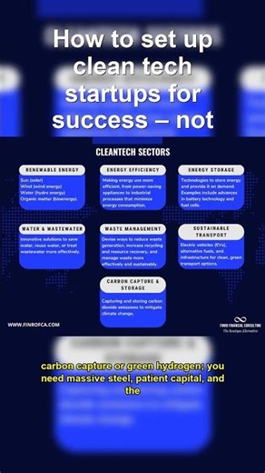 How to set up clean tech startups for success – no