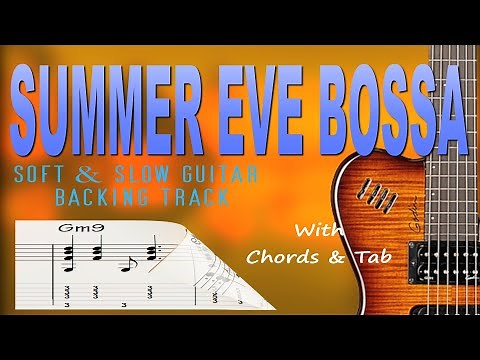 Bossa Nova Backing Track in A Minor 🎹 Smooth Jazz Rhodes | Play Along / Relax Music w. rhythm Guitar