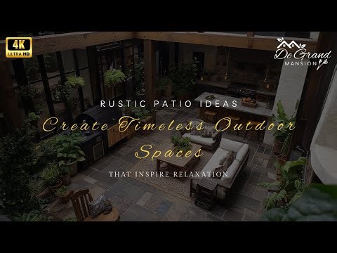 Rustic Patio Ideas: Create Timeless Outdoor Spaces That Inspire Relaxation