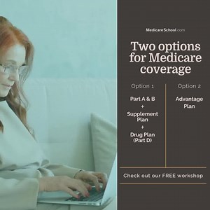 Confused about whether to choose Medicare Parts A & B with a Supplement and Rx plan, OR to choose an Advantage Plan? Don’t worry, you’re not alone! Understanding the pros and cons of each option can be overwhelming. In our free workshop we cover it all. Learn how Medicare A-B-C-D and Medigap (Supplement Plans) work together and find out which plan suits your needs and budget. Avoid common pitfalls and secure the coverage you deserve so you can live in retirement worry-free. | MedicareSchool.com