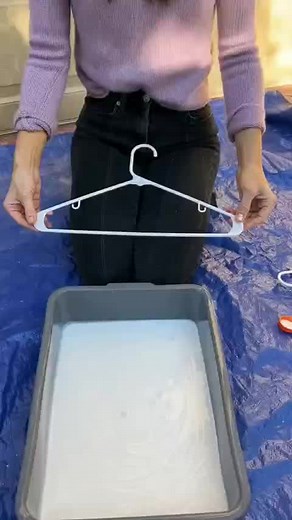 DIY Dollar Store Snowflakes from Hangers!