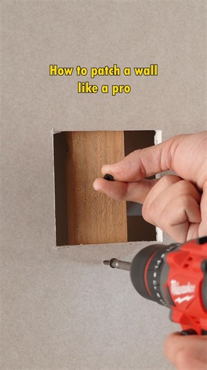 13K views | How to patch a wall like a pro  This video was produced by Network Media and Aoos Media | DIY by Network Media | Facebook