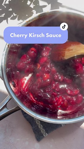 Delicious Cherry Kirsch Sauce Recipe for Ice Cream, Brownies, and Cakes