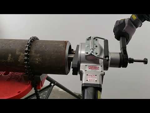 Prepzilla MILLHOG beveling 6" pipe
