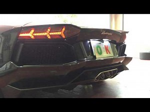 Lamborghini Aventador LP700 ”POWERCRAFT” EXHAUST SOUND by OFFICE-K TOKYO