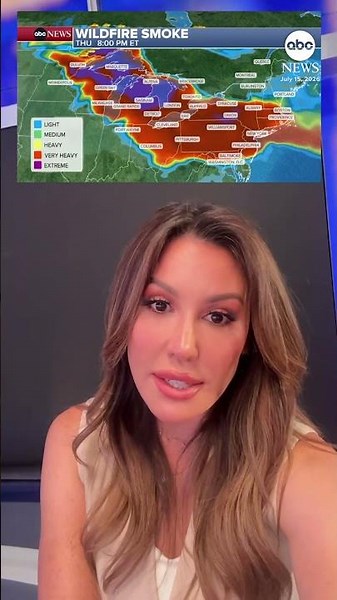 Canadian wildfire smoke affecting air quality conditions in U.S.