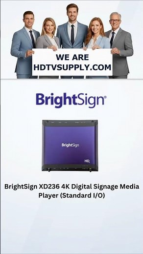 BrightSign XD1036 4K Digital Signage Media Player (Expanded I/O)
