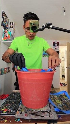 PINTO MI ALCANCIA CON LA TECNICA DE HYDRODIPPING #shorts