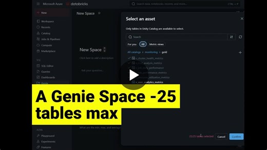 #databricks #genie #unitycatalog #medallionarchitecture #dataengineering #aianalytics #innovation #datascience #data #ai #cloud #azuredatabricks #awsdatabricks #gcpdatabricks | Amit Dass