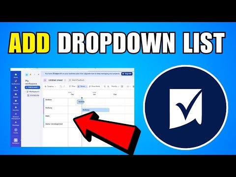 How To Add A Dropdown List In Smartsheet (2026) (Complete Guide)
