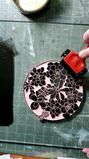 Linocut | First Inking #createwithme #linocut #inking