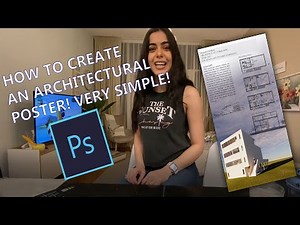 Adobe Photoshop Tutorial 2 : How to make architectural poster very easy and fast