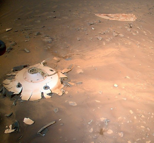 NASA’s Mars helicopter discovers 'alien' wreckage on the Red Planet
