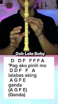 Baby Dolls - ‘Ooh Lala Baby’ Recorder Flute Cover with Easy Letter Notes #recorder #flute