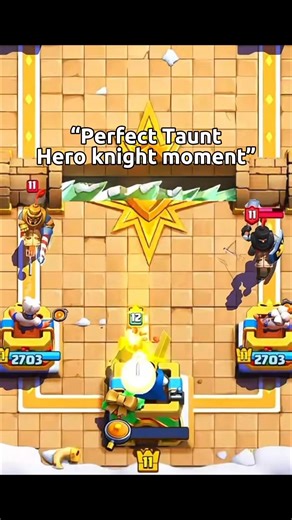 Hero Knight can counter Both Prince 💀 #youtubeshorts #clashroyale
