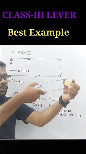 CLASS-III Levers Best Examples #demonstration #icseboard #class10physics #physicsfun #physics