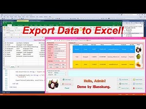 VB.Net Tutorial : How to Export Data to Excel Spreadsheet (3/3)