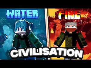 Minecraft Wars Elemental Civilizations Faceoff Fire vs Water