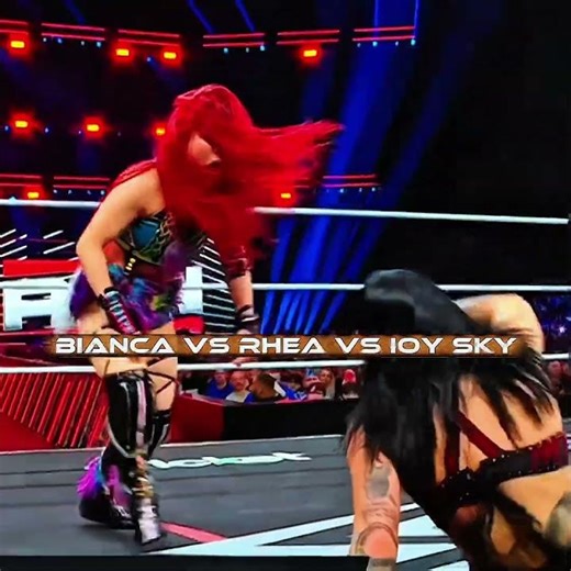 Rhea Destoryes Bianca & Iyo Sky Raw Edit ☠️🤯#wwe#edit#viralshort