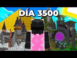 Sobreviví 3500 días… así es TODO mi mundo de Minecraft