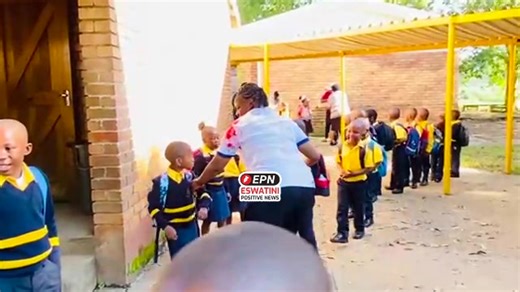 GRADE 1 CLASS DIVIDED, LEARNING BEGINS MBABANE- A valued member of the Swaziland National Association of Teachers (SNAT) guides Grade 1 learners at Hermann Gmeiner Primary School as they are divided into two classes on the first day of the 2026 academic year. The exercise marked the beginning of formal learning, helping learners settle into their classrooms and adjust to their new school routine. #BackToSchool2026 #HermannGmeinerPrimary #Grade1Beginnings #SNAT #TeachersAtWork #EarlyLearning #Edu