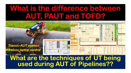 Pipeline Inspection Secrets: AUT, PAUT TOFD Explained Clearly. Which techniques are used for AUT? | Soumen dey