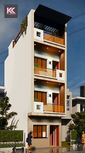 140K views · 7.4K reactions | 12x28 Feet Small House Design With 4 Bedroom @kkhomedesign #kkhomedesign #housedesign #sketchup #smallhouse #small #3delevation | KK Home Design | Facebook