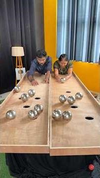 Mom vs Son Ball Roll Showdown Challenge #game #fun