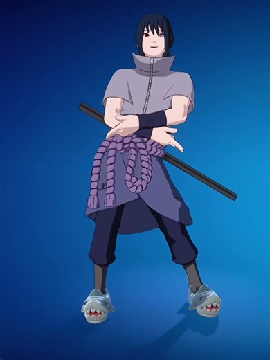 Sasuke x Poki emote fortnite #sasuke #anime #clips #fortnite #pokidance #fyp
