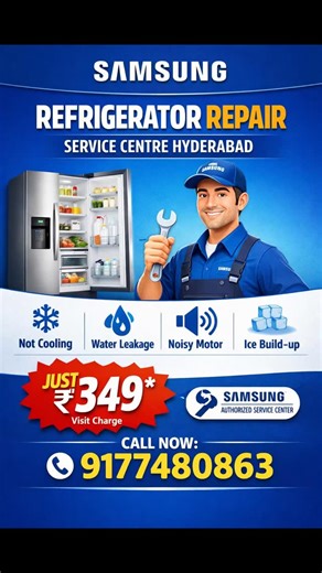 Quick Care Repair on Instagram: "🧊 Samsung Refrigerator Repair Service at Doorstep – Hyderabad ❄️ Looking for reliable Samsung refrigerator repair in Hyderabad? 📍 We offer expert Samsung fridge repair service at your doorstep across all areas of Hyderabad. Our trained technicians handle all Samsung refrigerator models with precision, using genuine spare parts to ensure long-lasting cooling performance. 📞 Call Now: 9177480863 ⭐ Why Choose Our Samsung Refrigerator Service? 🚪 Doorstep Repair Se